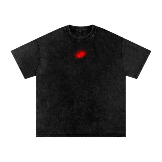 Freedom / Snow Washed Oversized Cotton T-Shirt