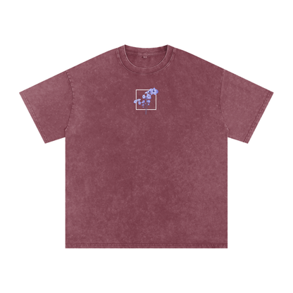 Psalm 23 / Snow Washed Oversized Cotton T-Shirt