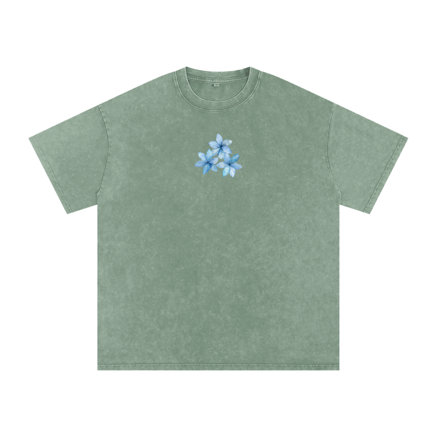 In the world but not of the world / Snow Washed Oversized Cotton T-Shirt