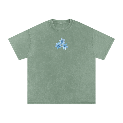 In the world but not of the world / Snow Washed Oversized Cotton T-Shirt