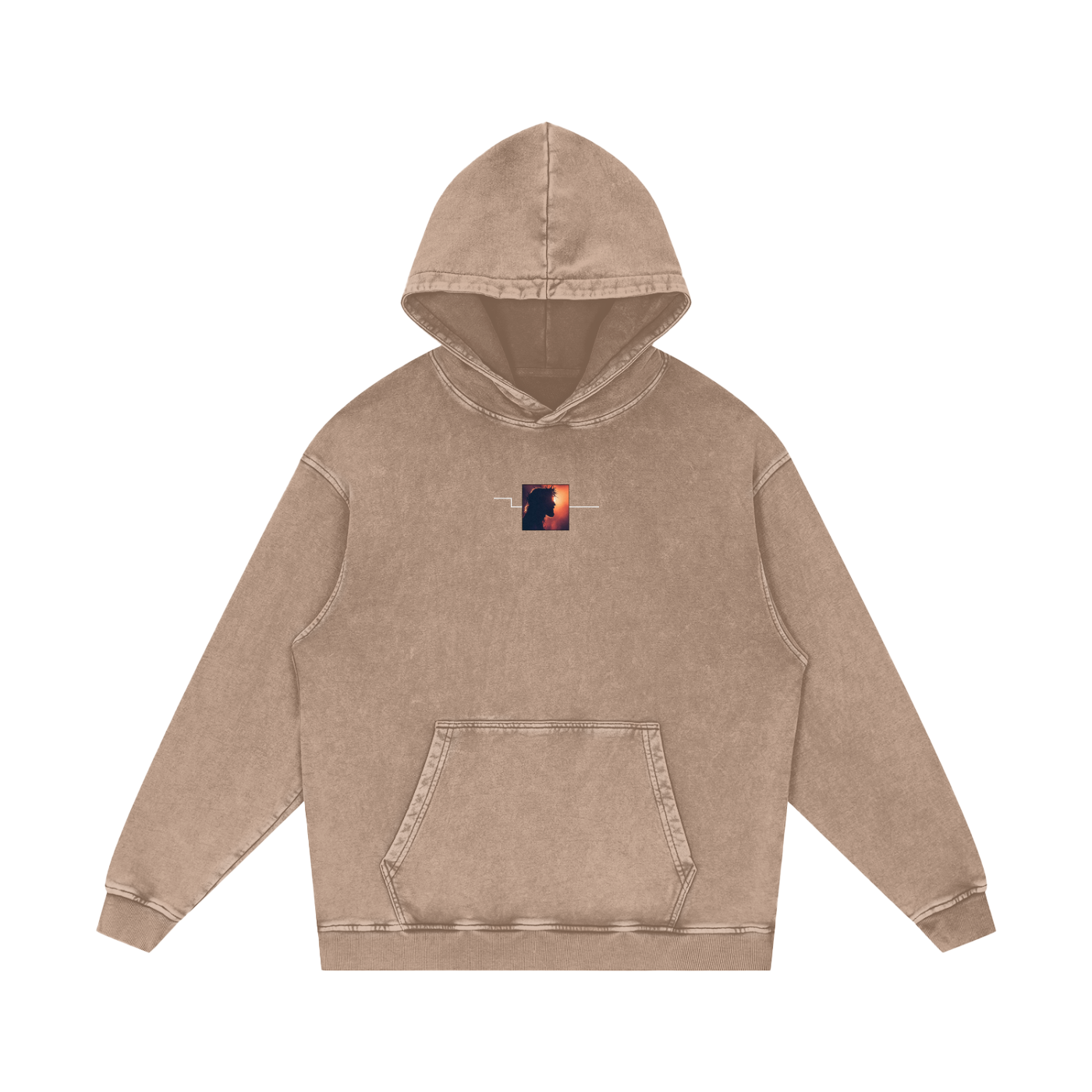 Gods Plan / Snow Washed Loose Cotton Hoodie