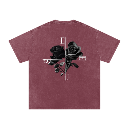 DEUS / Snow Washed Oversized Cotton T-Shirt