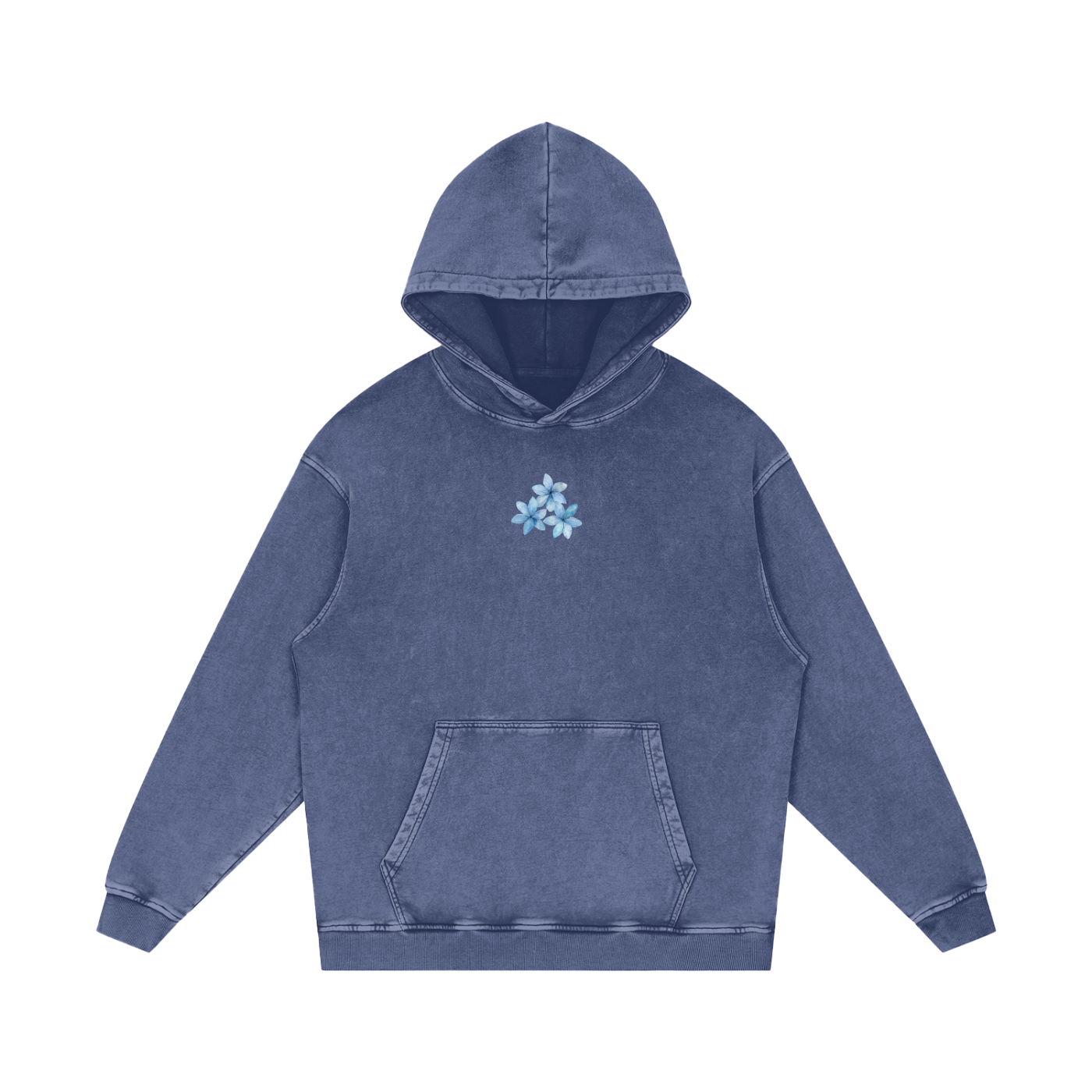In the world but not of the world / Snow Washed Loose Cotton Hoodie