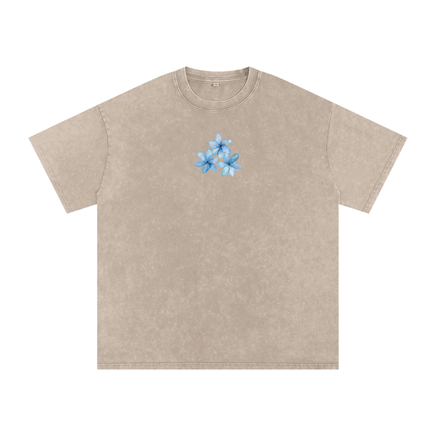 In the world but not of the world / Snow Washed Oversized Cotton T-Shirt