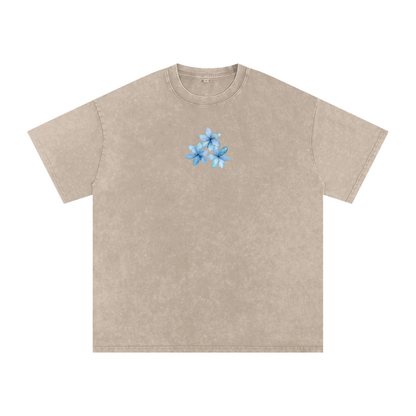 In the world but not of the world / Snow Washed Oversized Cotton T-Shirt