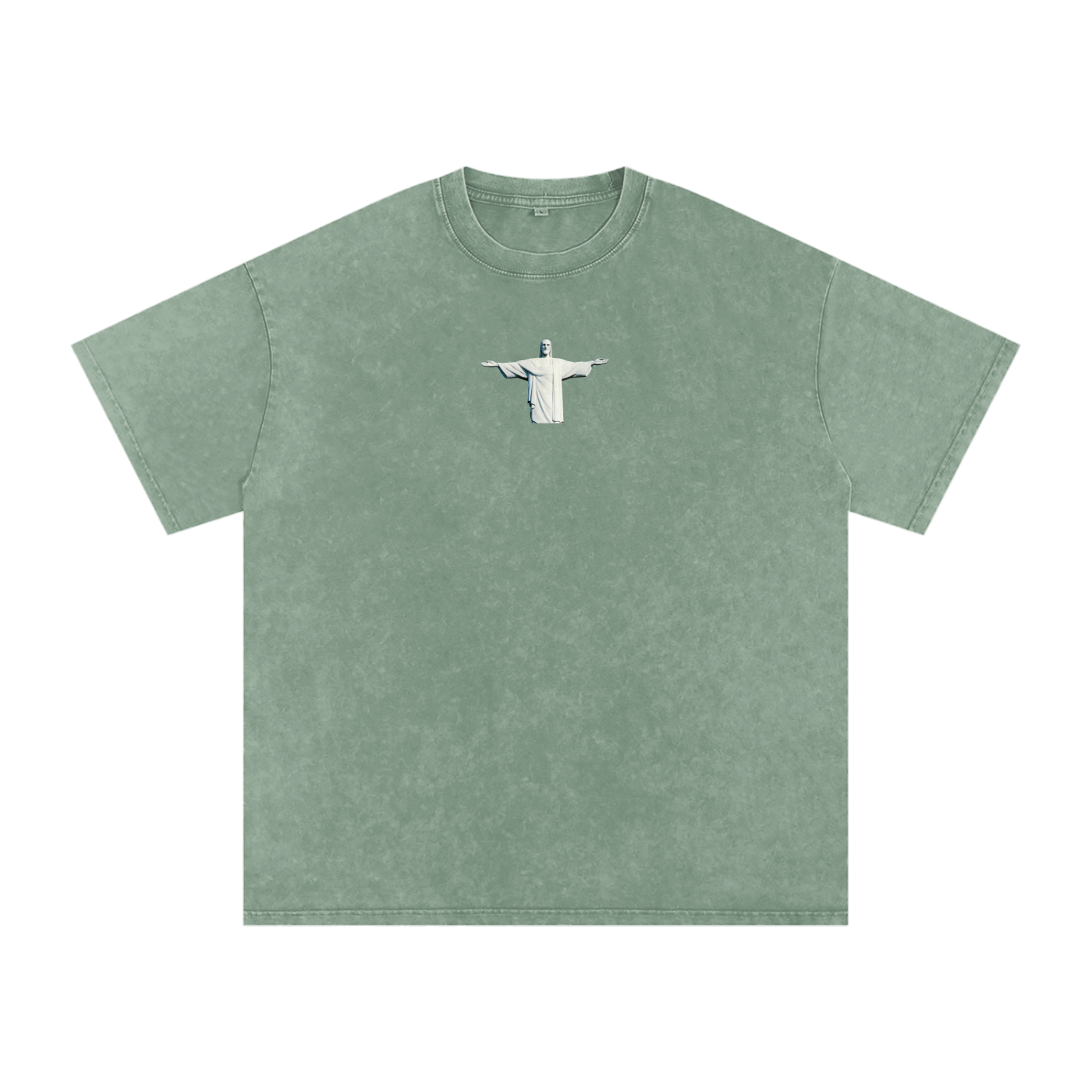 Praise Jesus / Snow Washed Oversized Cotton T-Shirt