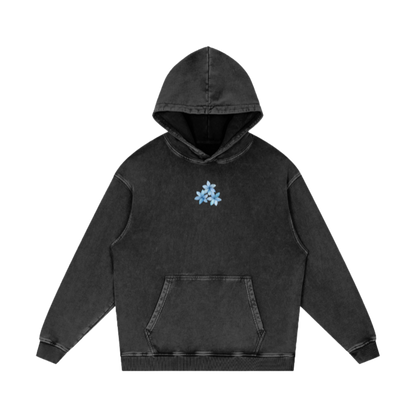 In the world but not of the world / Snow Washed Loose Cotton Hoodie