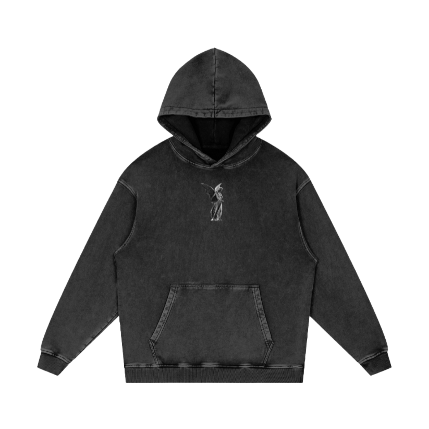 Jesus Christ is King / Snow Washed Loose Cotton Hoodie