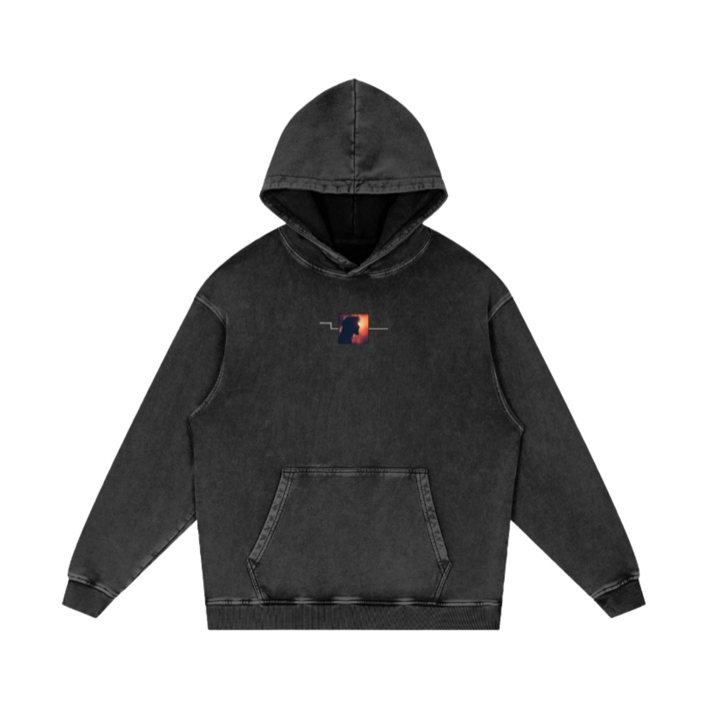 Gods Plan / Snow Washed Loose Cotton Hoodie