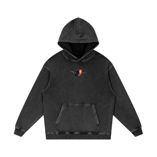 Gods Plan / Snow Washed Loose Cotton Hoodie