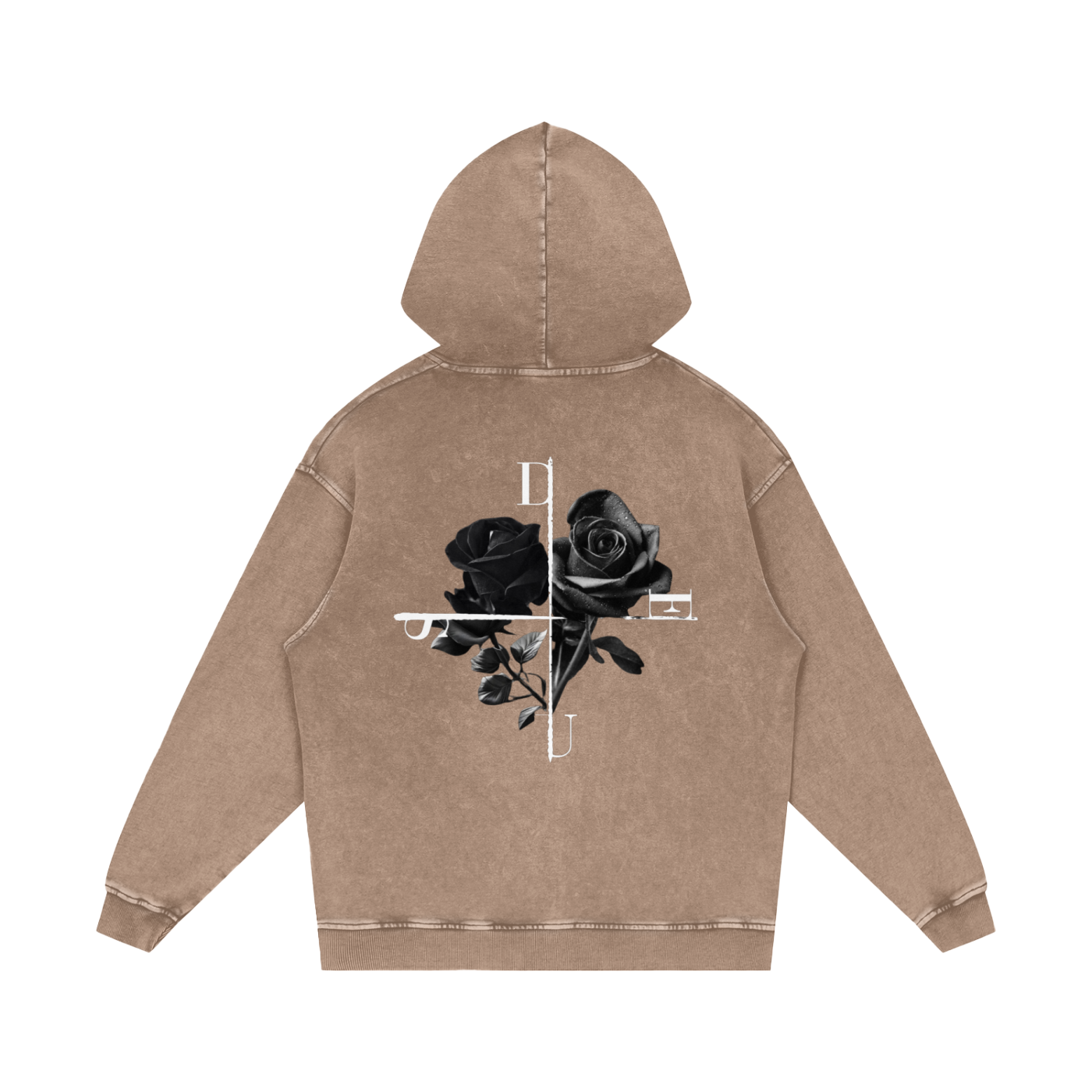 DEUS / Snow Washed Loose Cotton Hoodie