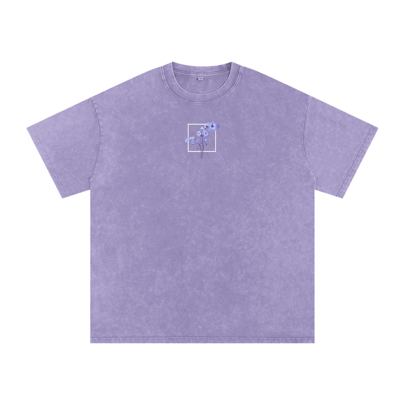 Psalm 23 / Snow Washed Oversized Cotton T-Shirt