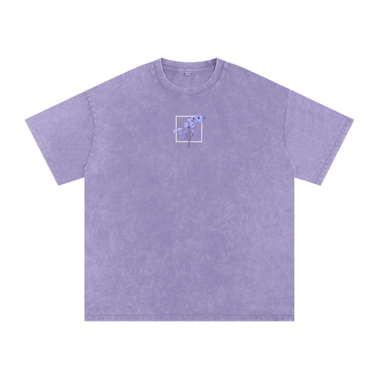 Psalm 23 / Snow Washed Oversized Cotton T-Shirt