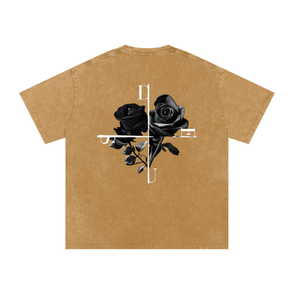 DEUS / Snow Washed Oversized Cotton T-Shirt