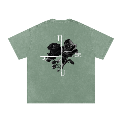 DEUS / Snow Washed Oversized Cotton T-Shirt