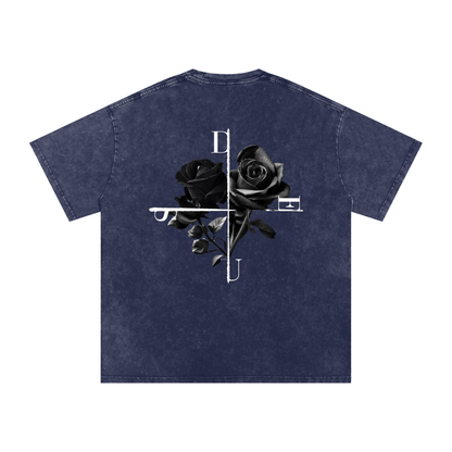 DEUS / Snow Washed Oversized Cotton T-Shirt