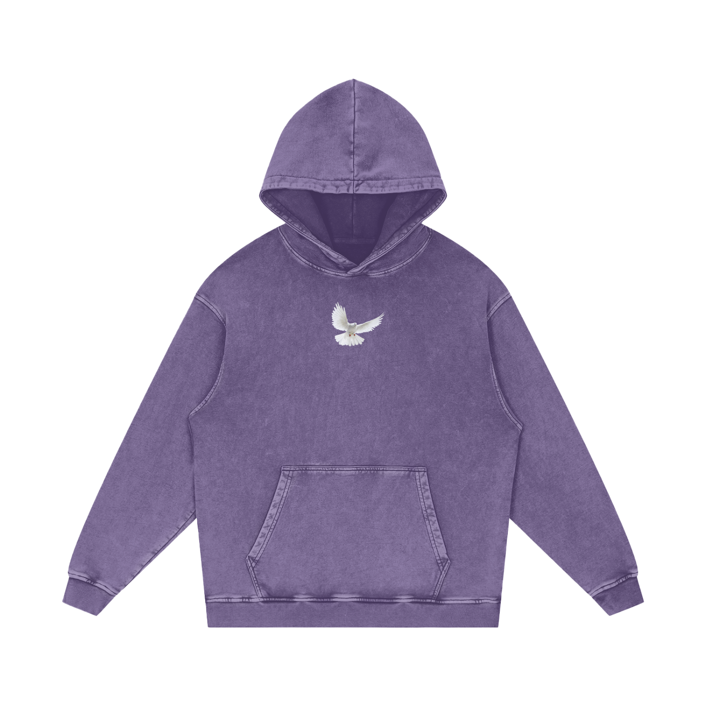 Holy Spirit come / Snow Washed Loose Cotton Hoodie