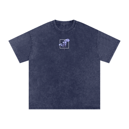 Psalm 23 / Snow Washed Oversized Cotton T-Shirt