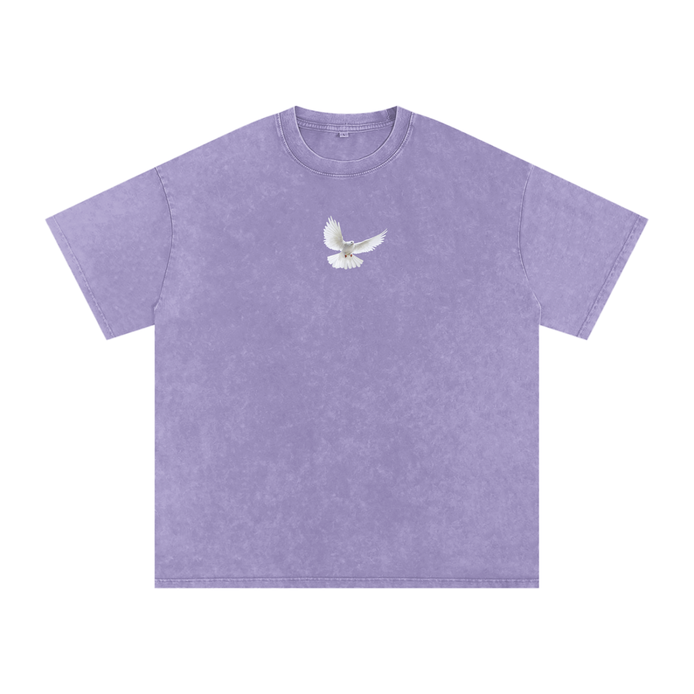 Holy Spirit come / Snow Washed Oversized Cotton T-Shirt