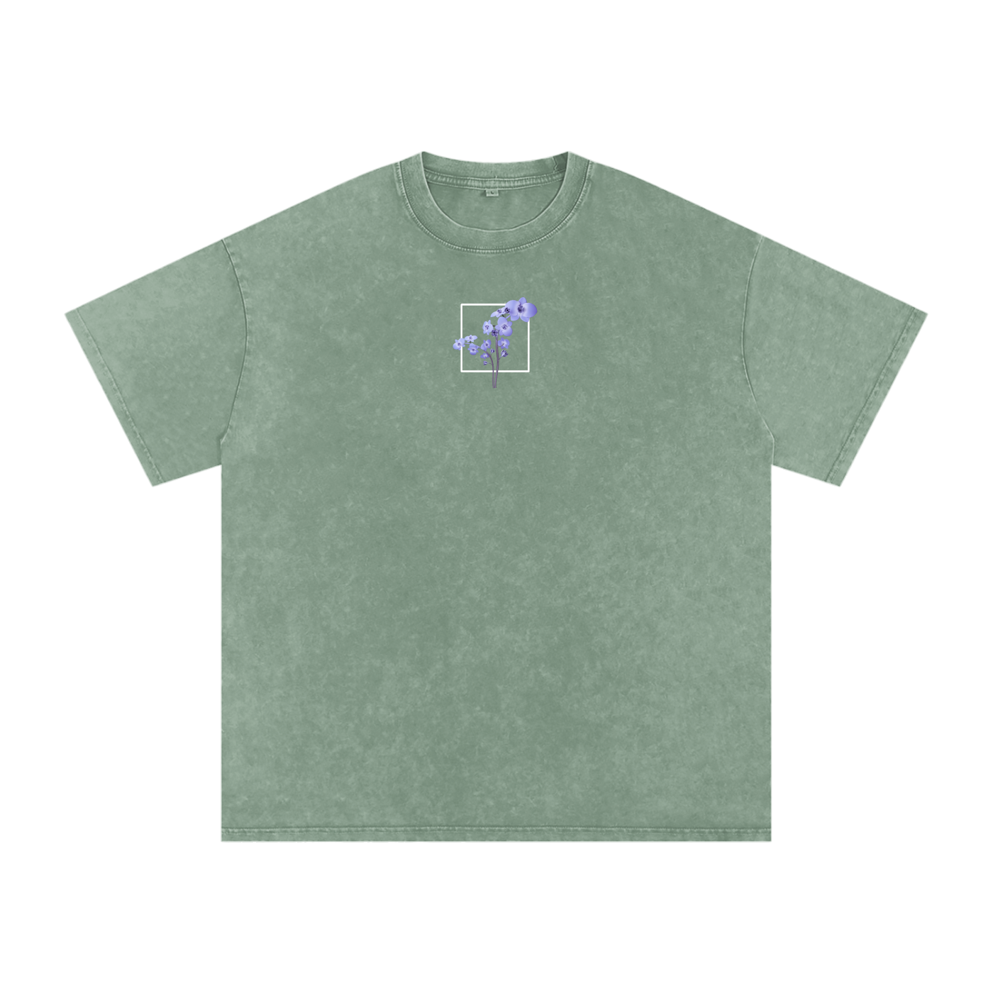 Psalm 23 / Snow Washed Oversized Cotton T-Shirt