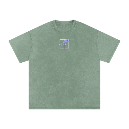 Psalm 23 / Snow Washed Oversized Cotton T-Shirt