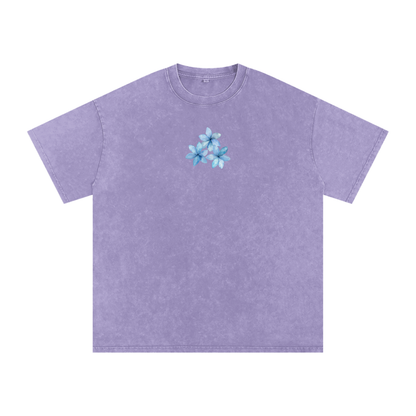 In the world but not of the world / Snow Washed Oversized Cotton T-Shirt
