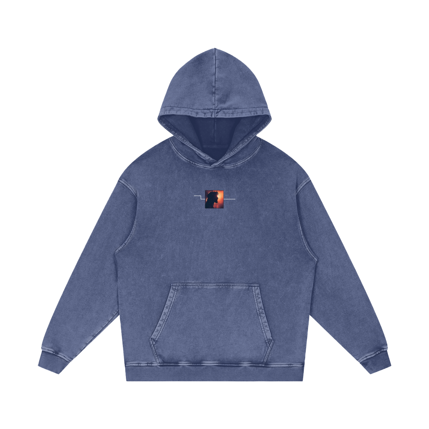 Gods Plan / Snow Washed Loose Cotton Hoodie