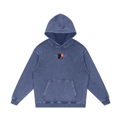 Gods Plan / Snow Washed Loose Cotton Hoodie