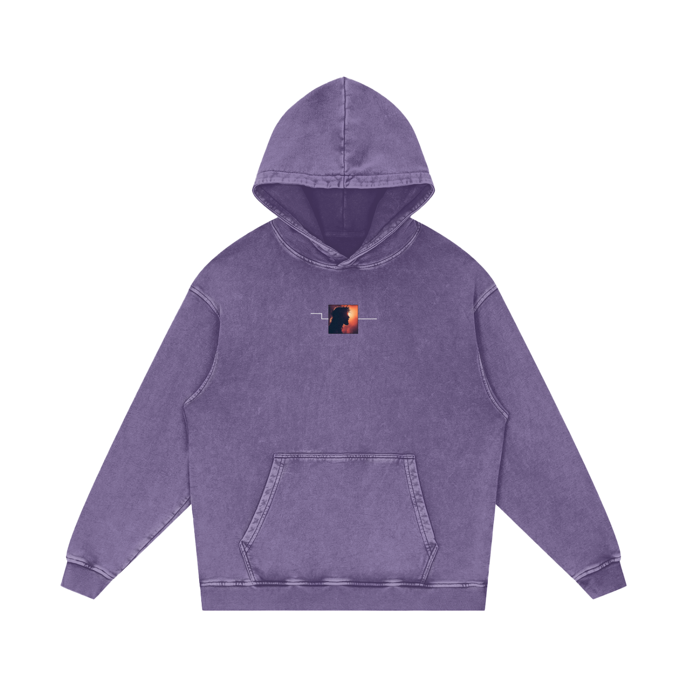 Gods Plan / Snow Washed Loose Cotton Hoodie