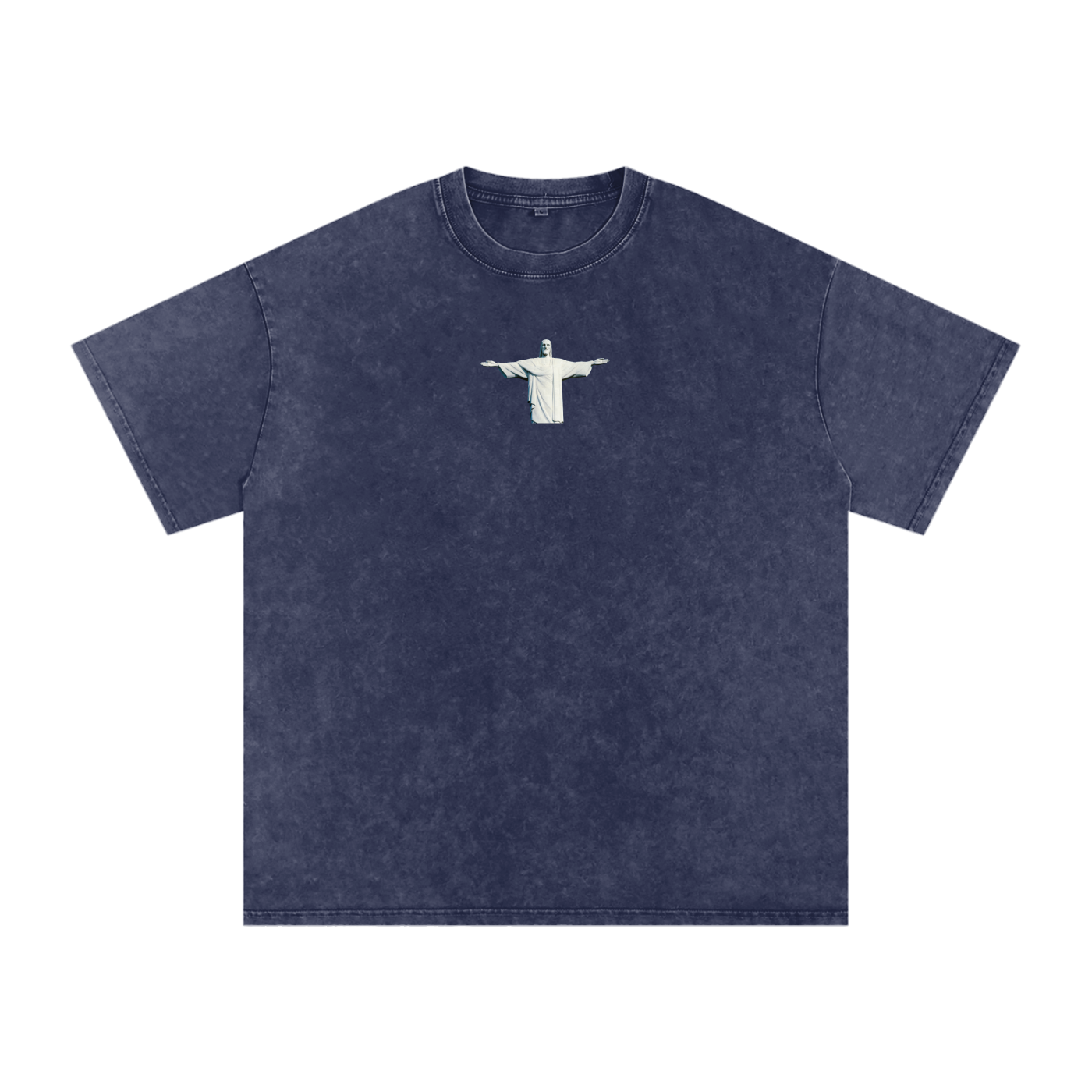 Praise Jesus / Snow Washed Oversized Cotton T-Shirt