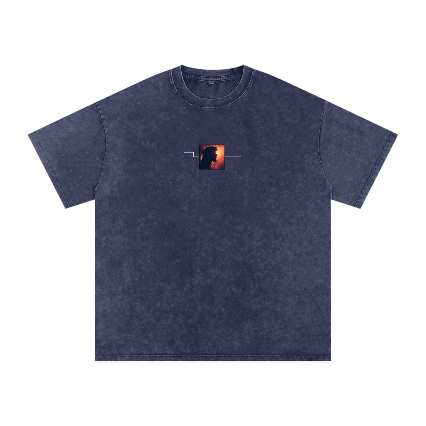Gods Plan / Snow Washed Oversized Cotton T-Shirt