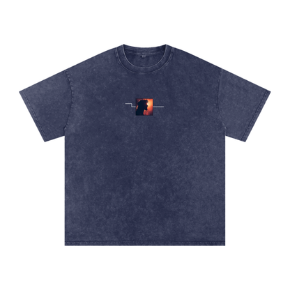 Gods Plan / Snow Washed Oversized Cotton T-Shirt