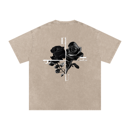 DEUS / Snow Washed Oversized Cotton T-Shirt