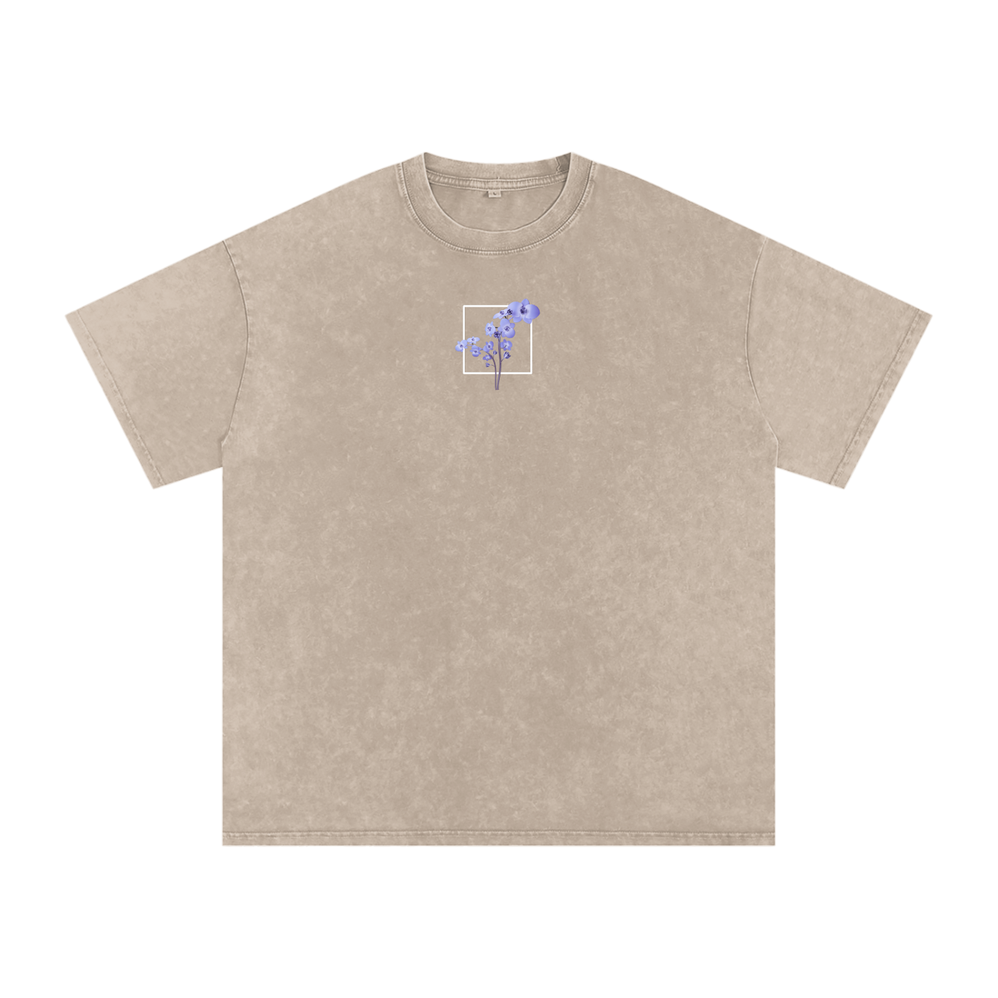 Psalm 23 / Snow Washed Oversized Cotton T-Shirt