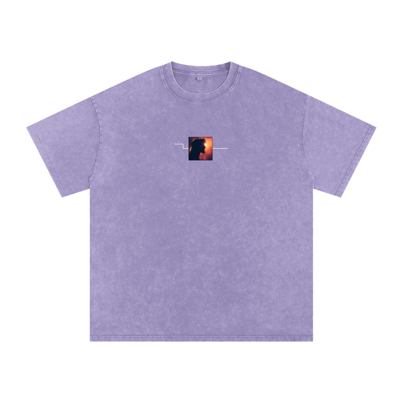 Gods Plan / Snow Washed Oversized Cotton T-Shirt