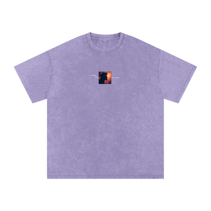 Gods Plan / Snow Washed Oversized Cotton T-Shirt