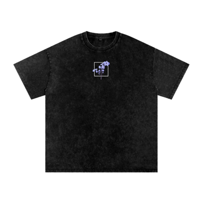 Psalm 23 / Snow Washed Oversized Cotton T-Shirt