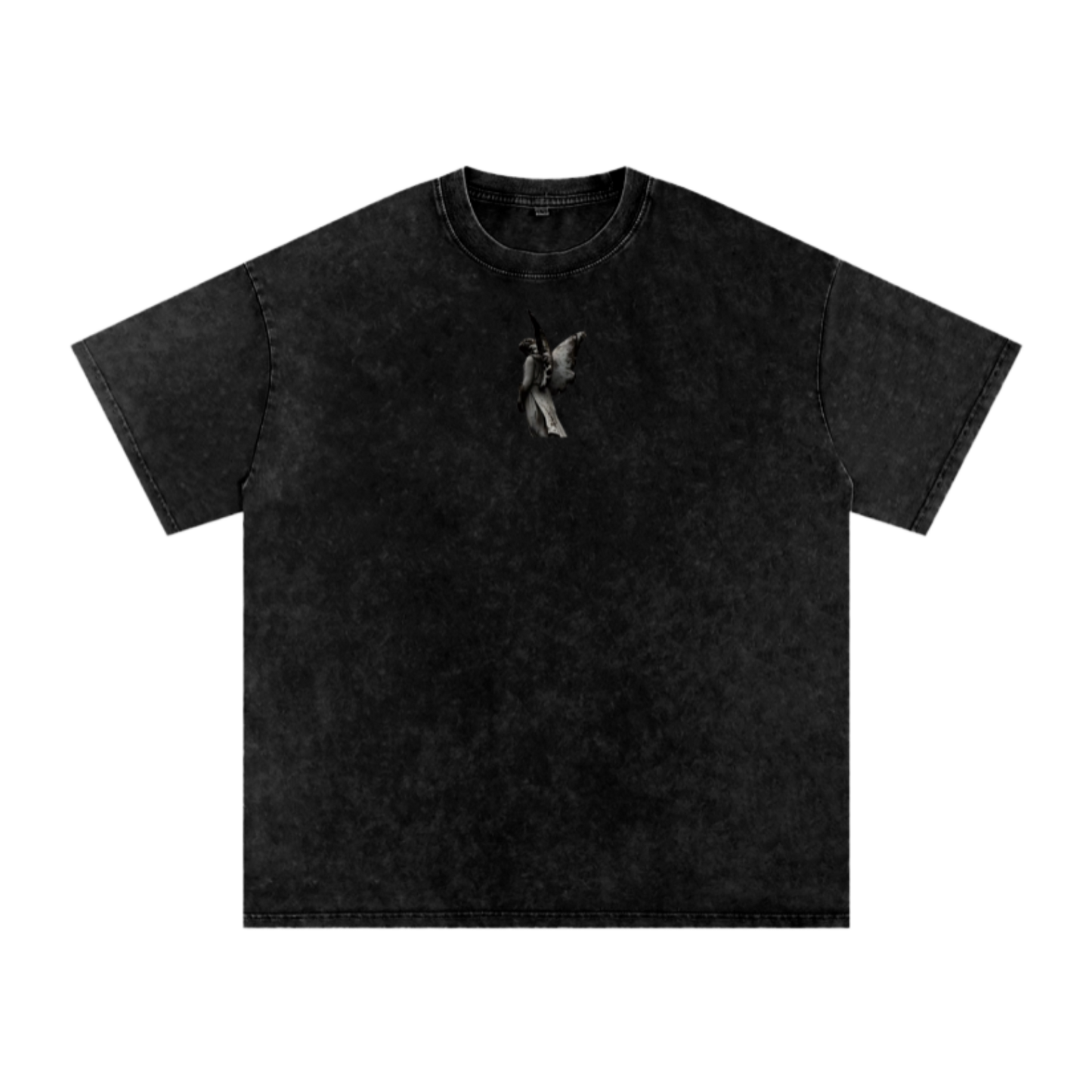 Know you are blessed / Snow Washed Oversized Cotton T-Shirt