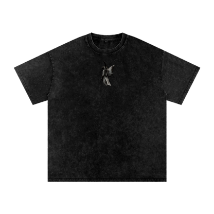 Know you are blessed / Snow Washed Oversized Cotton T-Shirt