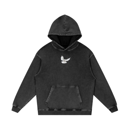 Holy Spirit come / Snow Washed Loose Cotton Hoodie