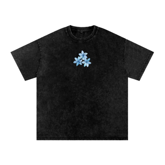In the world but not of the world / Snow Washed Oversized Cotton T-Shirt