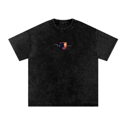 Gods Plan / Snow Washed Oversized Cotton T-Shirt