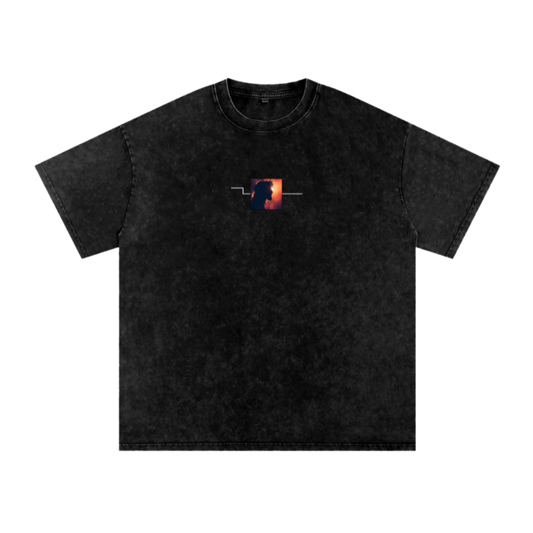 Gods Plan / Snow Washed Oversized Cotton T-Shirt
