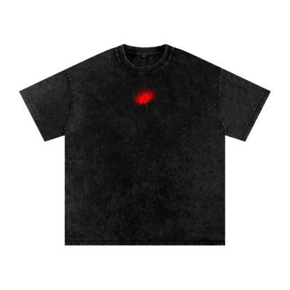 Freedom / Snow Washed Oversized Cotton T-Shirt