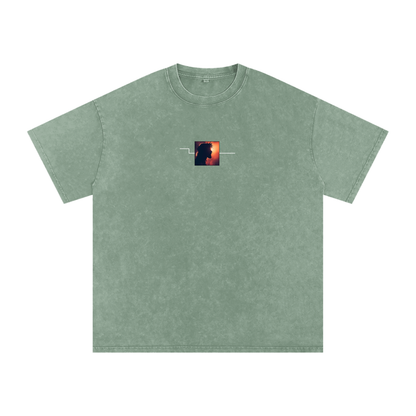 Gods Plan / Snow Washed Oversized Cotton T-Shirt