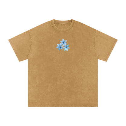 In the world but not of the world / Snow Washed Oversized Cotton T-Shirt
