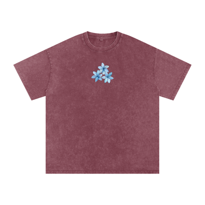 In the world but not of the world / Snow Washed Oversized Cotton T-Shirt