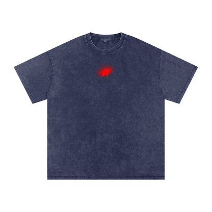 Freedom / Snow Washed Oversized Cotton T-Shirt