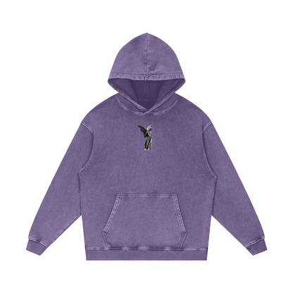 Jesus Christ is King / Snow Washed Loose Cotton Hoodie