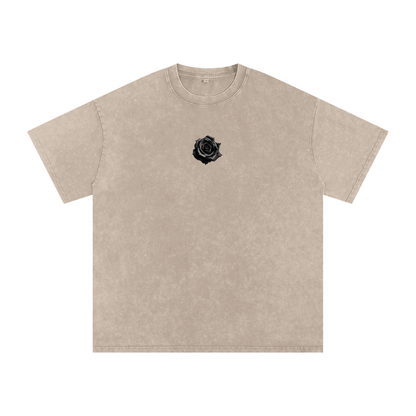DEUS / Snow Washed Oversized Cotton T-Shirt